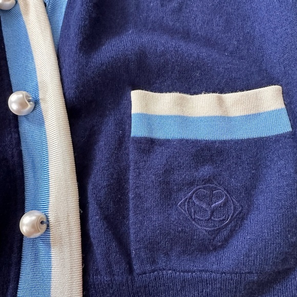 Sandro Clotile Wool Cashmere Pearl Cardigan - Picture 4 of 6